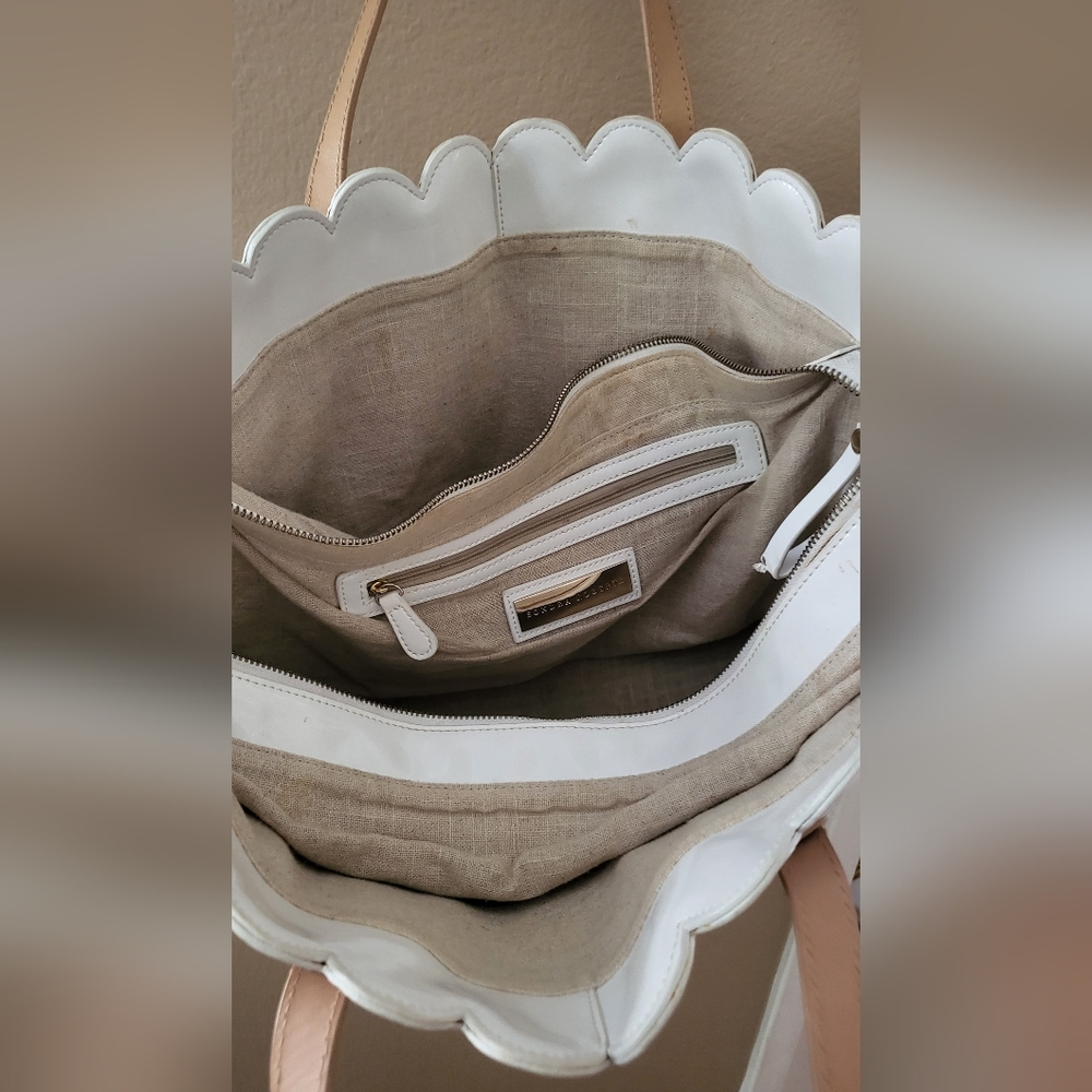 Sondra Roberts Leather Tote Purse - Picture 8 of 14